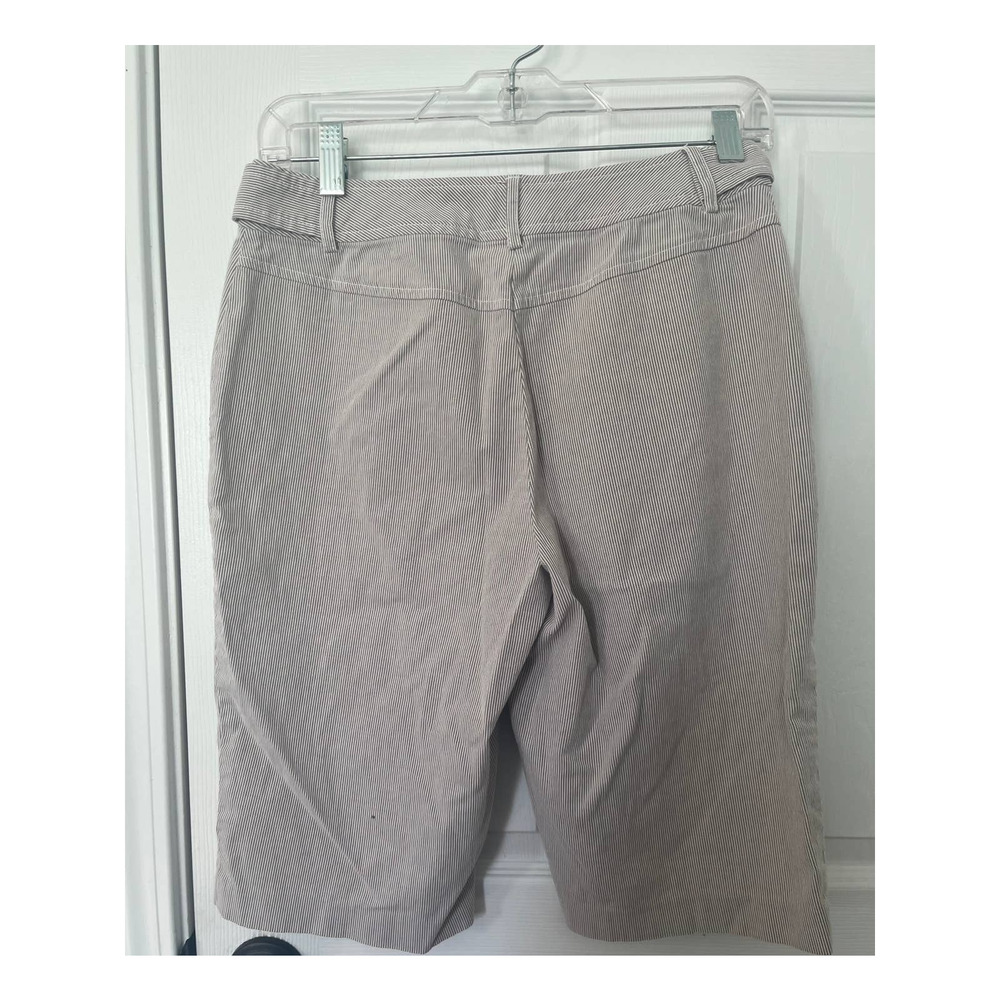 Talbots Stretch, Striped Walking Shorts, Size 2